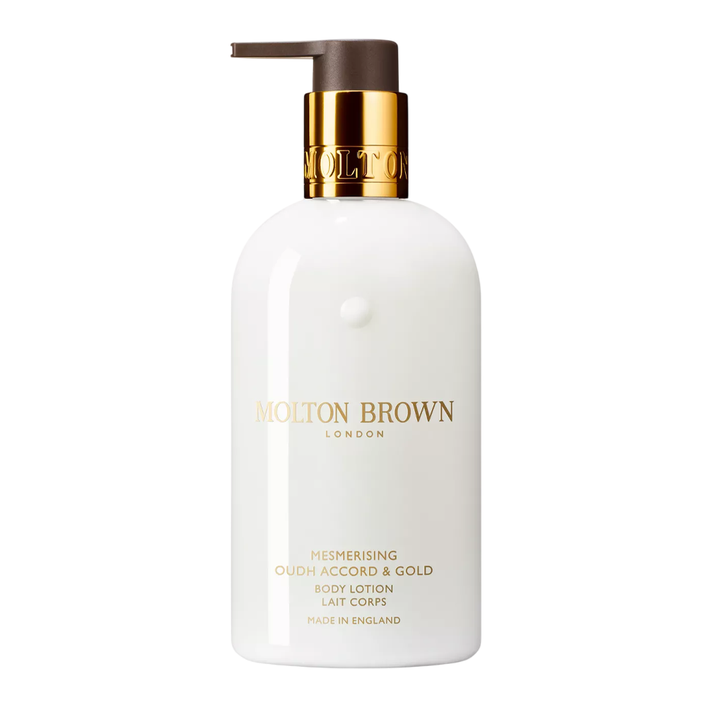 MOLTON BROWN Mesmerising Oudh Accord & Gold Body Lotion 300ml - Лосьйон для тіла "Чарівний удовий акорд і золото" MOLTON BROWN Mesmerising Oudh Accord & Gold Body Lotion 300ml - Лосьйон для тіла "Чарівний удовий акорд і золото"